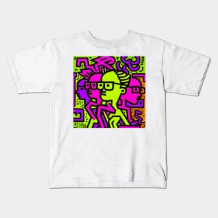 Cute Abstrac Doodle 6 Kids T-Shirt